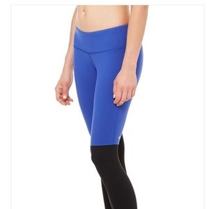 Alo Goddess Leggings Hard to Find Cobalt and Blk-M